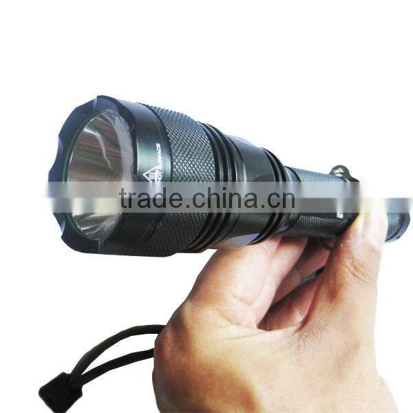 F18 High power Best T6 Police Rechargeable 3.7v rechargeable led flashlight