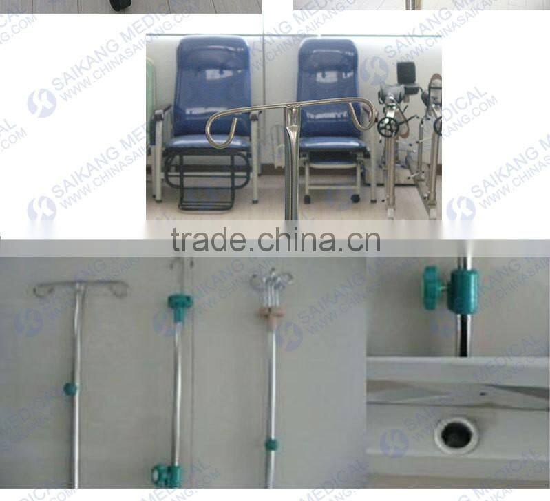 SKH041 Hospital Furniture Stainless Steel IV Pole For Sale