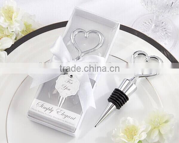 Wedding Gift Wine Opener / Bottle Stopper Combination