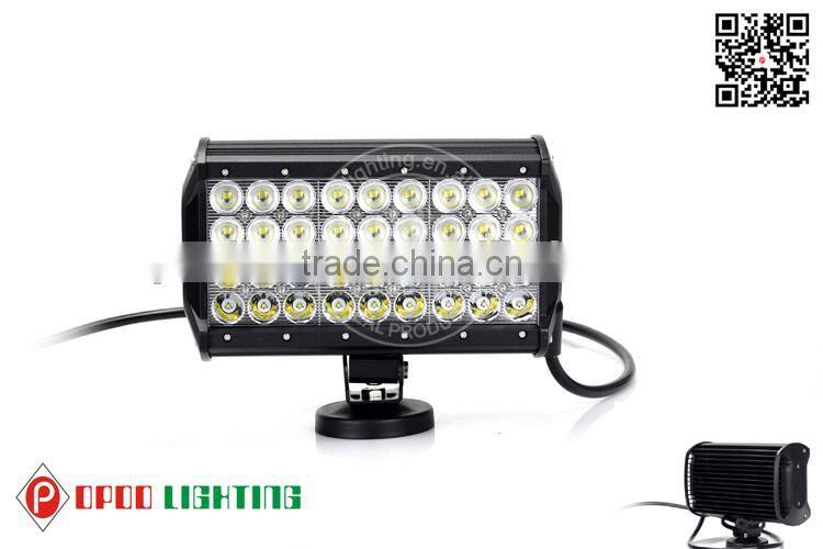 Quad row led light bar 108w 9inch led off road quad row work light