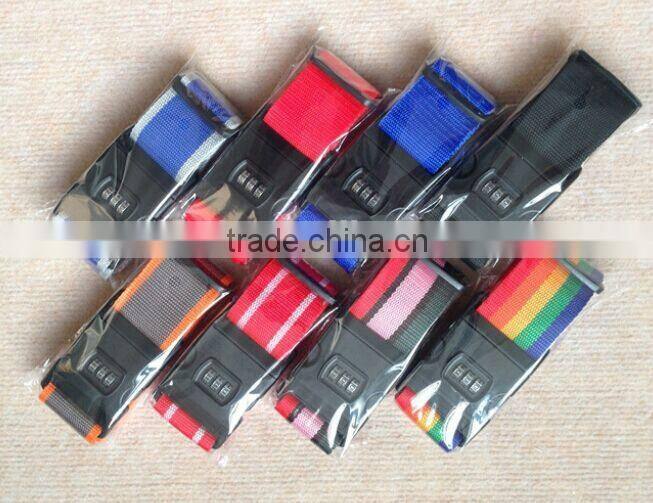 Gray+Orange And Blue+White Password luggage belt