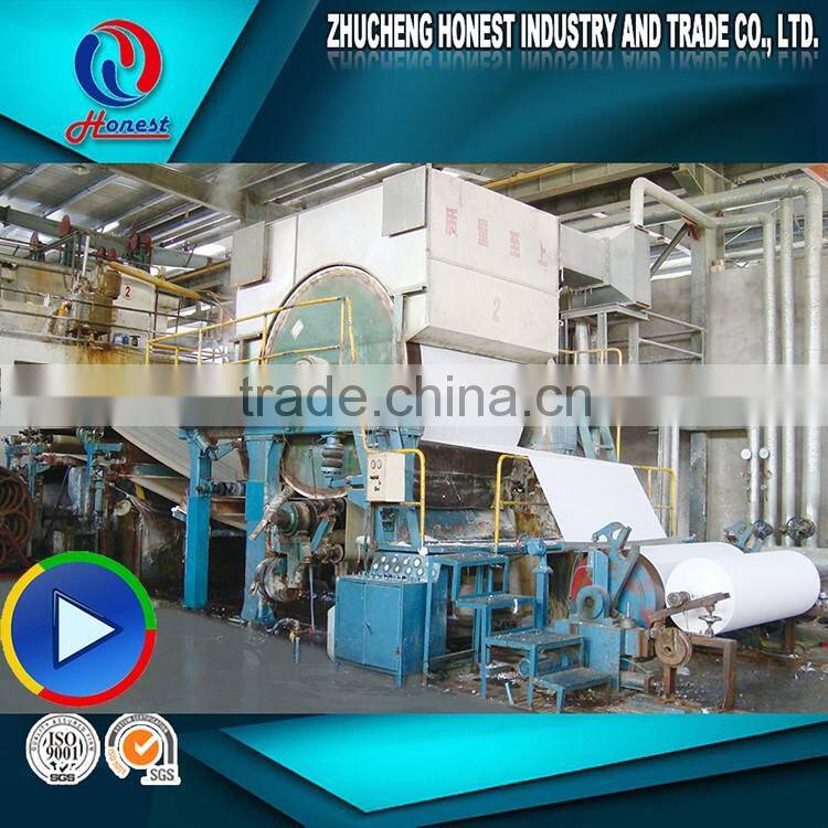 Competive Full Paper Equipment 1880 mm tissue paper making machine