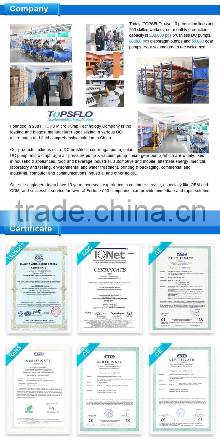 12V 24V dc brushless portable solar air conditioner pump