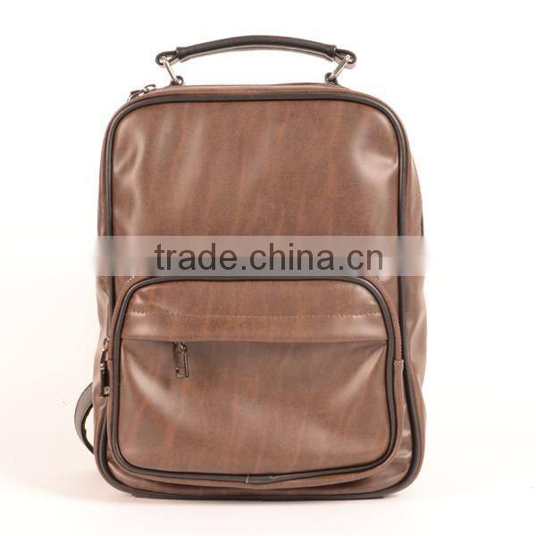 Hot Sale New New Design PU Backpack for 2016 from China Supplier