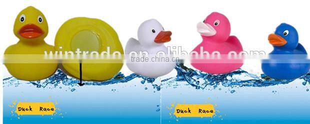 Floating toy weighted bath duck pvc duck weight