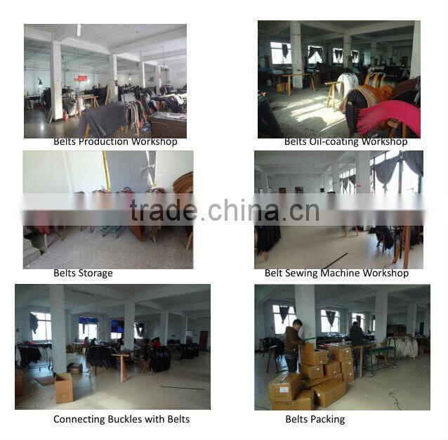 3.8cm Fabric Belt With Alloy Pin Buckle Big Flat Hole Fabric Belt