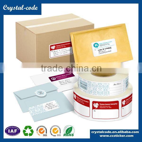 Blank and printing self adhesive scratch off label