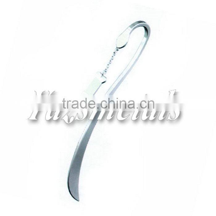 simple silver plainting bookmark for wholesale
