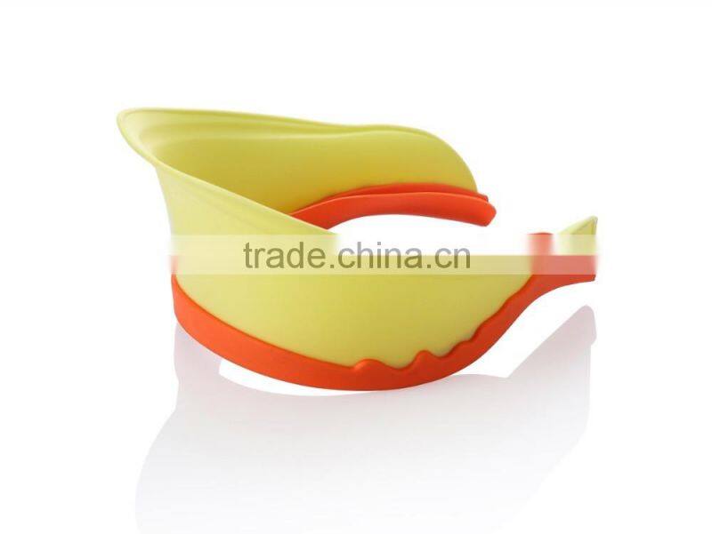 Plastic baby shower cap / protective bath cap