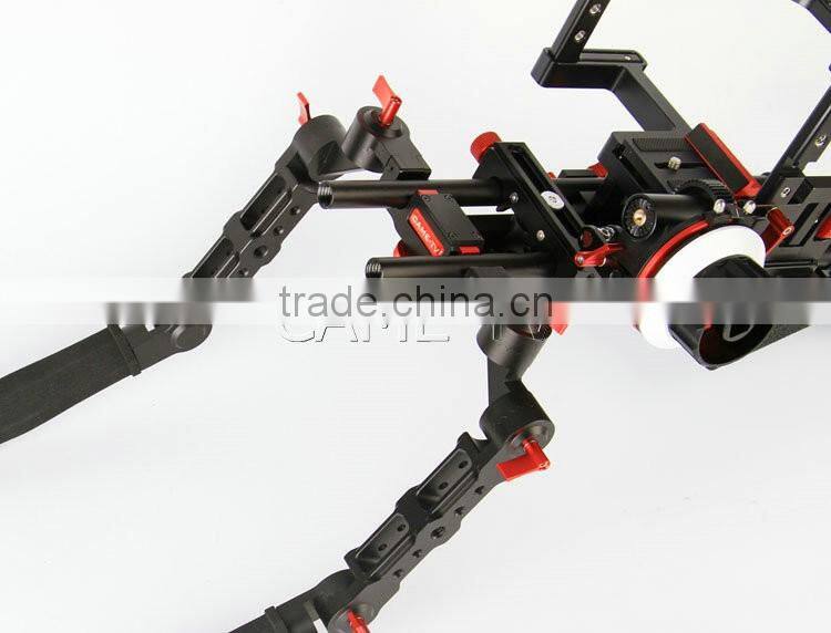 CAME-TV DSLR Cage W/ Hand Grip For GH4 & S ONY A7s & 5D Mark III