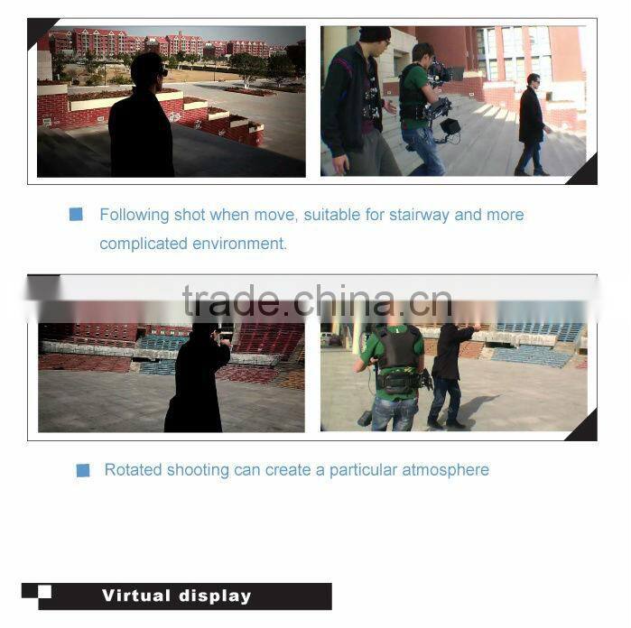 Wondlan IV 6-15kg Camera Video Stabilizer Steadicam deluxe edition + Monitor