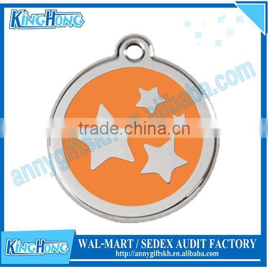 Fashion promotional pet id custom metal pet tag
