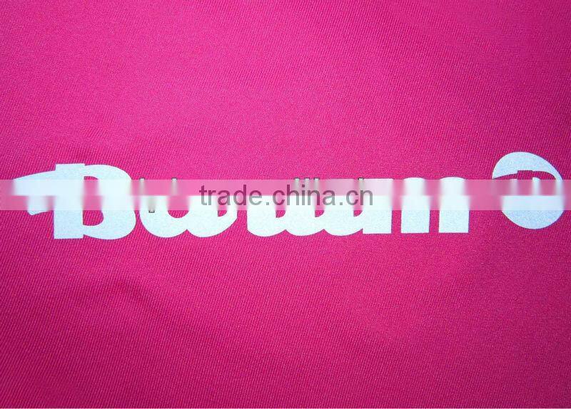 OEM Reflective black logo adhesive for clothes