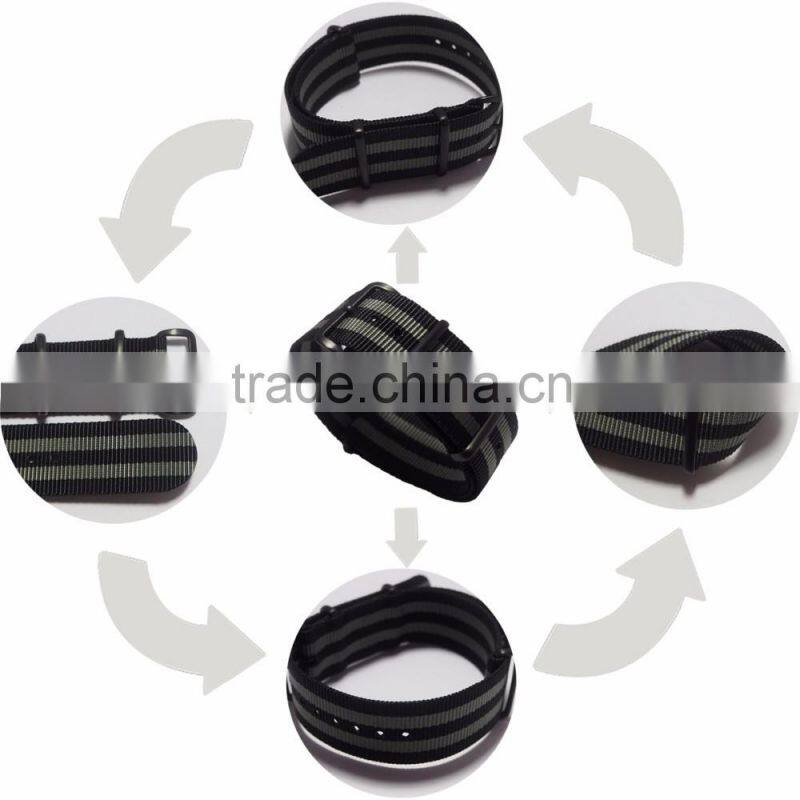 Heat Welded Nylon Watch Strap Wrist Band Pocket 2016