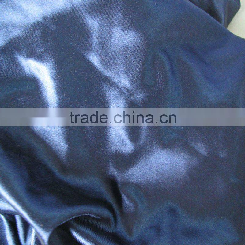 nylon spandex fabric shinny plain dyed satin fabric
