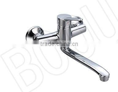 (B8255-13S)Single handle long spout lasting kitchen faucet