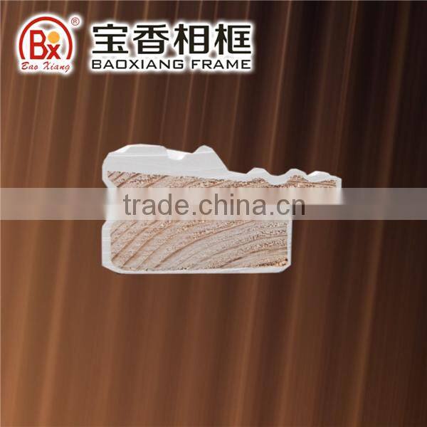 Baoxiang Frame 568-3W 3.5*1.9cm Wood Moulding White