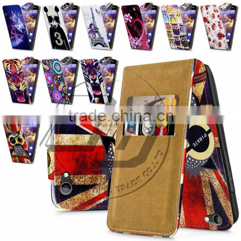 For Wiko Highway Sings High Quality Print Flip PU Leather Case Cover Moible Phone Case