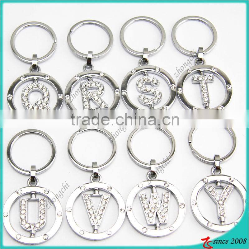 China wholesale keychain metal rotating keychain