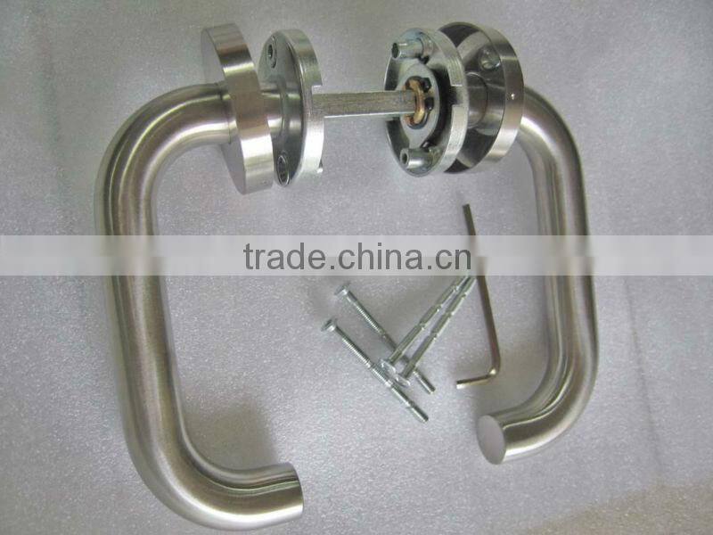 HL001 Stainless steel tube lever type industrial door handle