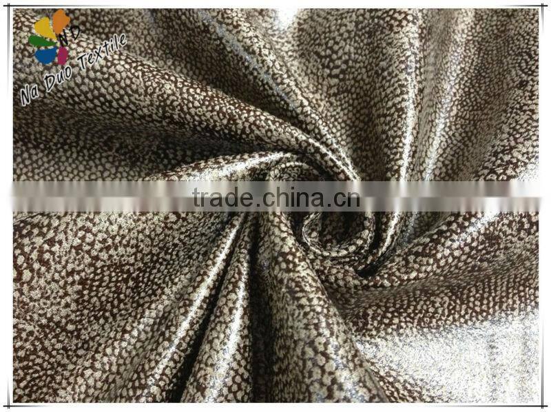 Polyerster Embossed Suede Fabric for Sofa Set