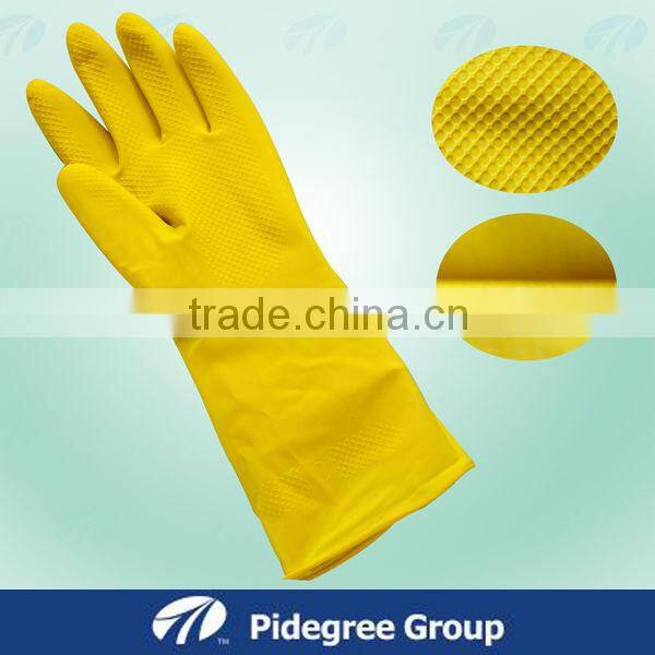 wholesale garden rubber safety work latex household cleaning glove with CE certificate