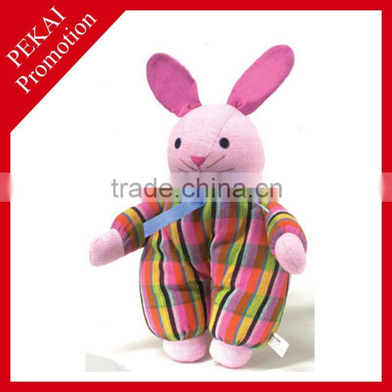 Colorful baby soft rabbit toys