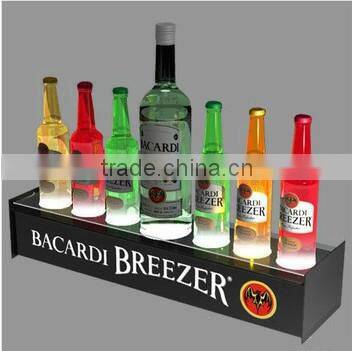 Double layer Acrylic wine bottle Rack with high quality