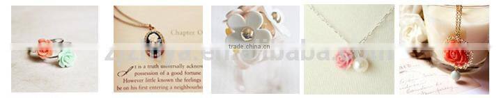 wholesale zhiya Resin flower jewelry silver plated gifts silver plating resin craft accessary