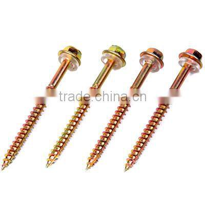 Hex Flange Head Wood Screws Type 17 With PVC Washer Series