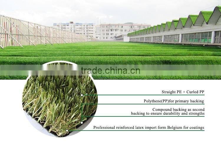 Waterproof high quality u shape landscape artificial turf for wall