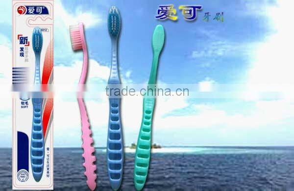 Best selling new colour design adult toothbrush tooth brush