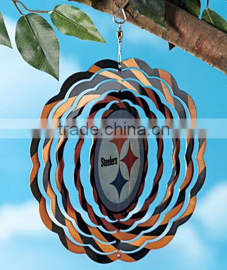 metal NFL garden spinner