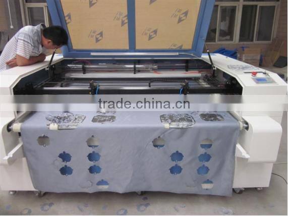 DL1290 fabric cnc laser cutting/engraving machine