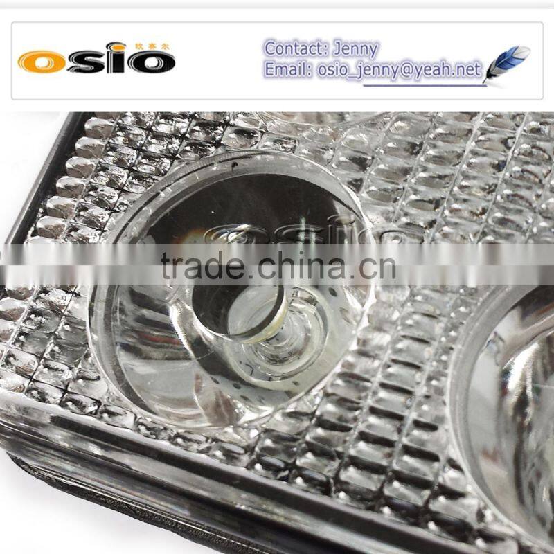 5 inch Square 15LEDs Headlight with lens 8V-36V 45W High Power Auto Lamp LED LIGHT