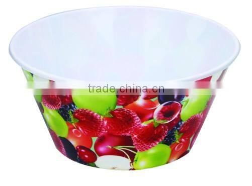 mini plastic salad bowl with lid for children