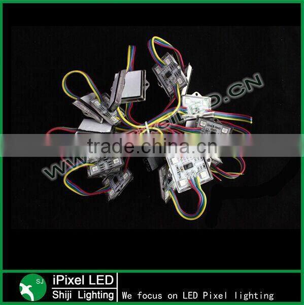 Discount ! Programmable decorative Shining dmx led light module 4leds ws2801