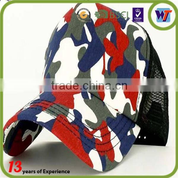 Embroidery Sport 6 Panel Custom Summer Military Baseball Man Hat