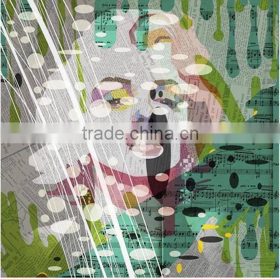 the wonderful moutians abstrct canvas printing painting