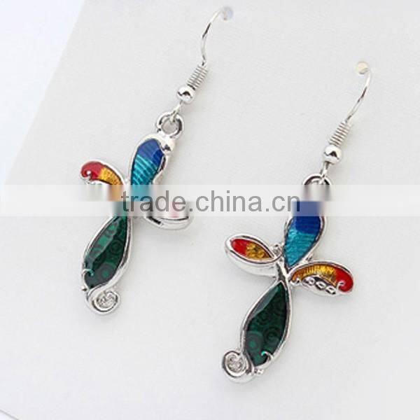 Fashion European Flower Jewelry Necklace And Earring Sets