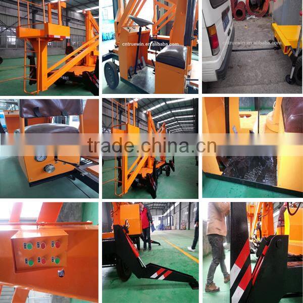 10.5M Diesel Engine &380V Electricity double used multifunctional crank arm type hydraulic movable lifting platform
