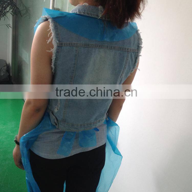 plastic apron for both adult and children
