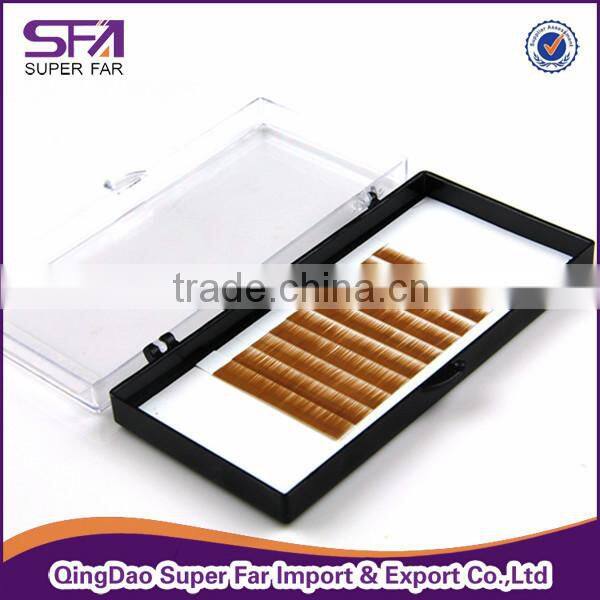 hot sale Korean quality private label custom packaging silky mink eyebrow extension