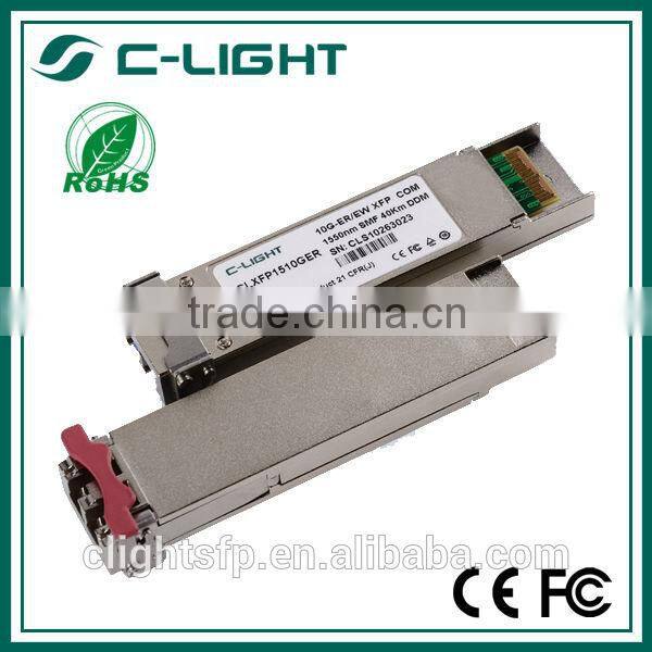 OEM/ODM Factory Price 10G XFP ZR 100km 1550nm LC DDM Compatible Finisar Multi-protocol RoHS Compliant CE/ROHS/FCC/TUV/ISO9001