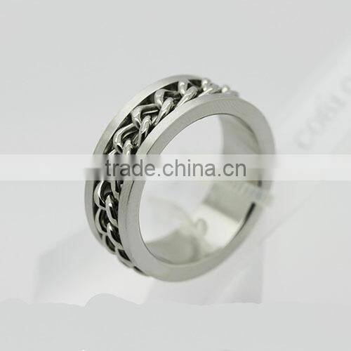 Cobalt CZ stone ring