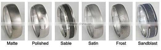 stainless cz ring wedding