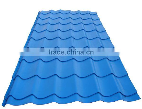 PPGI color corrugated steel roofing tile