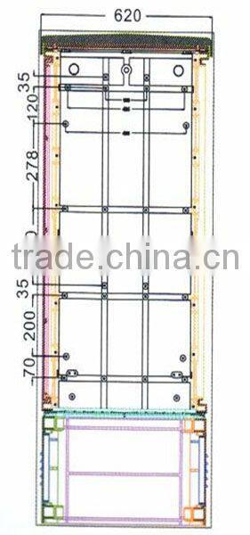 The 1152 Core Double Sided(1550x1450x620) SMC Cable Transfer Box
