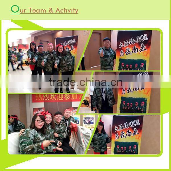 Hot sale embossment 16pcs blue striped dinnerware set/blue painted dinner set for promotion