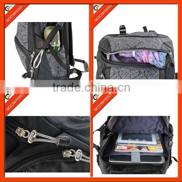 OME travel sport backpack from China manufactory with laptop compartment